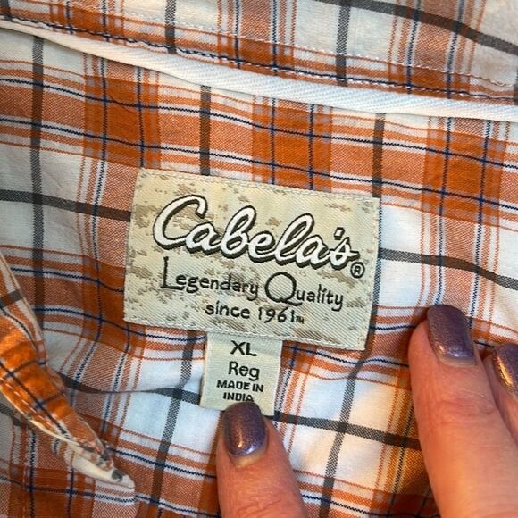 Cabela’s short sleeve button up shirt.  Size XL. - Picture 3 of 4